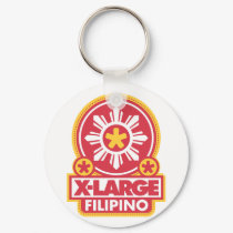 X-Large Filipino - Red keychains by visualnewbie X-Large Filipino - Red keychains