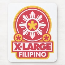 X-Large Filipino - Red mousepads