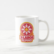 X-Large Filipino - Red Mug