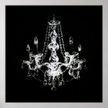 X LARGE SIZE Chandelier Elegance ~ Poster / Print