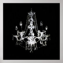 X LARGE SIZE Chandelier Elegance ~ Poster / Print
