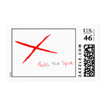 X Marks the Spot postage