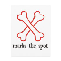 X Marks the Spot postcards by ObsessionDesign X Marks the Spot postcards