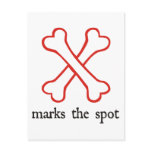 X Marks the Spot postcards