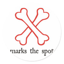 X Marks the Spot stickers by ObsessionDesign X Marks the Spot stickers