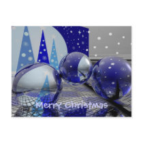 X-mas 3d card post cards