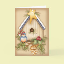 X-Mas Birdie cards