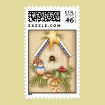 X-Mas Birdie stamps