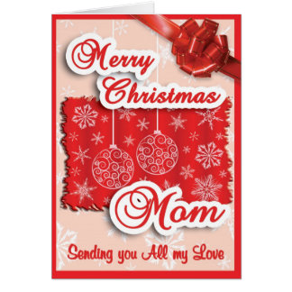 Merry Christmas Mom Cards | Zazzle