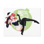 X-Mas pinup postcard