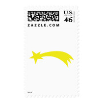 x-mas star - falling star postage