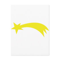 x-mas star - falling star post card