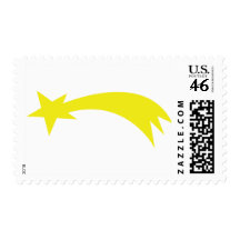 x-mas star - falling star stamps