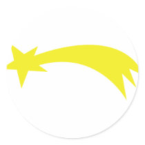 x-mas star - falling star stickers