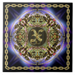 X Monogram Premium Best viewed large. see notes Ceramic Tile