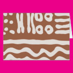 X O and Lines Greeting Cards
