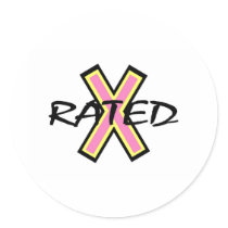 X Rated stickers