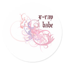 X-Ray Babe Stickers