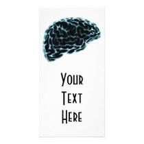 X-RAY BRAIN SIDE VIEW BLUE photo cards by VoXeeD X-RAY BRAIN SIDE VIEW BLUE photo cards