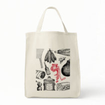 X-Ray Butcher Shop Organic Tote bags by ericar70 X-Ray Butcher Shop Organic Tote bags