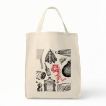 X-Ray Butcher Shop Tote bags by ericar70 X-Ray Butcher Shop Tote bags