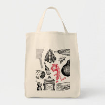 X-Ray Butcher Shop Tote Tote Bag