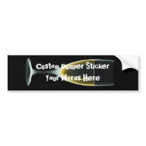 X-RAY CELEBRATION CHAMPAGNE Original + Negative Bumper Stickers