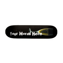 X-RAY CELEBRATION CHAMPAGNE Original + Negative Skate Board Deck