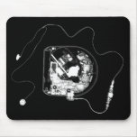 X-RAY DISCMAN - BLACK &amp; WHITE MOUSEPAD