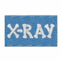 X-ray embroidered shirts