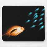 X-RAY FISH CHASE BLACK ORIGINAL MOUSEPAD
