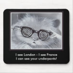 X-ray Glasses Hamster Mouse Mat Mousepad