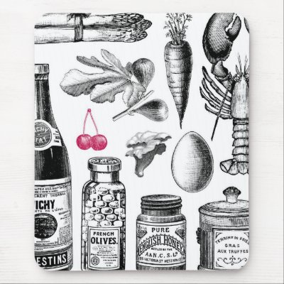 X-Ray Grocery Bag Mousepad by ericar70