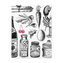 X-Ray Grocery Bag Postcard by ericar70 X-Ray Grocery Bag Postcard