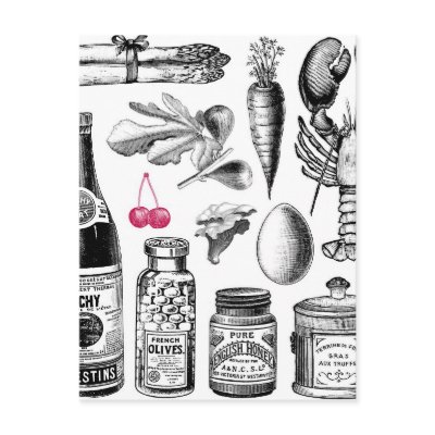 X-Ray Grocery Bag Postcard by ericar70