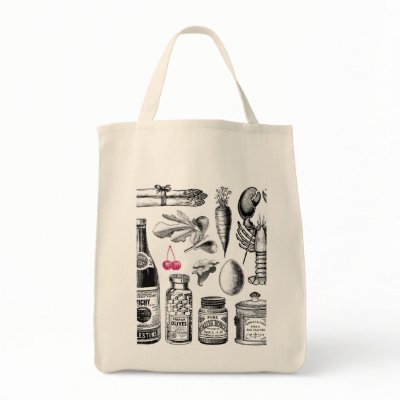 X-Ray Grocery Bag Shopping Tote by ericar70
