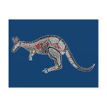 X-Ray Kangaroo Postcard