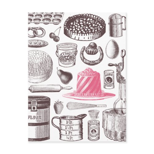 X-Ray Patisserie Baking Enthusiast’s Postcard by Ericar70