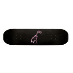 X-RAY PUPPY DOG SKELETON SITTING - PINK SKATE BOARD DECKS X-RAY PUPPY DOG SKELETON SITTING - PINK SKATE BOARD DECKS