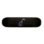 X-RAY PUPPY DOG SKELETON SITTING - PURPLE SKATE BOARD X-RAY PUPPY DOG SKELETON SITTING - PURPLE SKATE BOARD