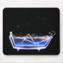 X-Ray Skeleton B&W Bath Time Tub Original Mousepad