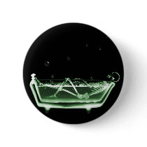 X-Ray Skeleton Bath Black Green Pins