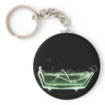 X-Ray Skeleton Bath Black Green keychains
