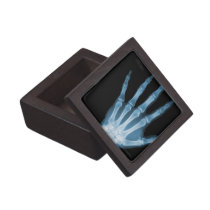 X-Ray Skeleton Hand - Blue & Black