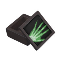 X-Ray Skeleton Hand - Green & Black
