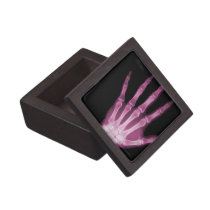 X-Ray Skeleton Hand - Pink & Black