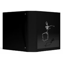 X-RAY SKELETON JOY LEAP B&W BINDER