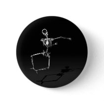 X-RAY SKELETON JOY LEAP B&W PIN