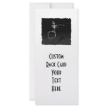 X-RAY SKELETON JOY LEAP B&amp;W RACK CARD DESIGN