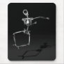 X-RAY SKELETON JOY LEAP - BLACK & WHITE MOUSE PAD